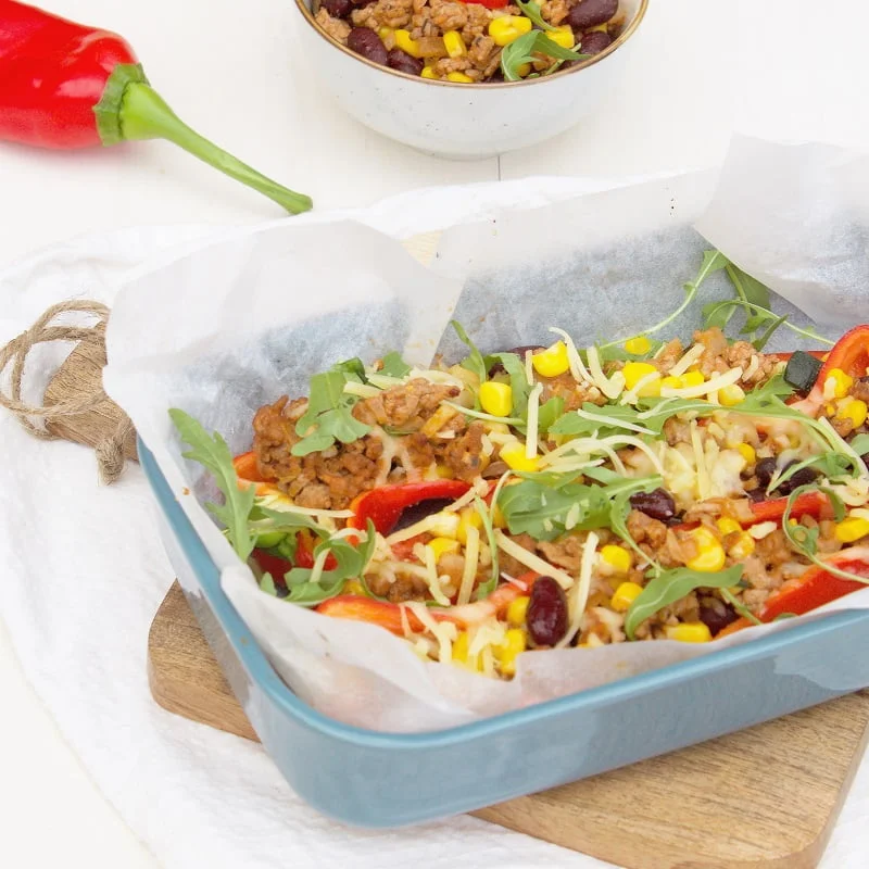 Mexicaans gevulde paprika