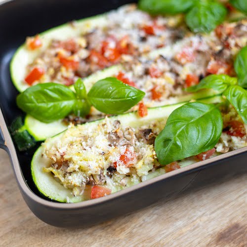 Gevulde courgette vega