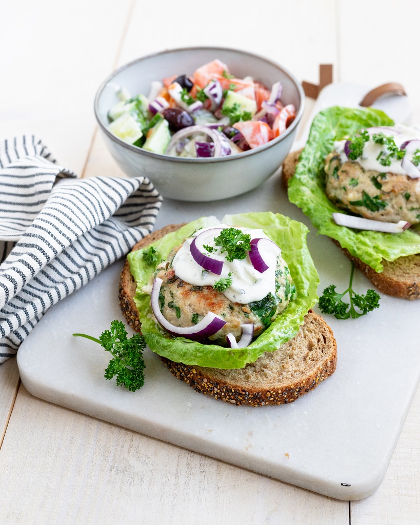 Griekse kipburger