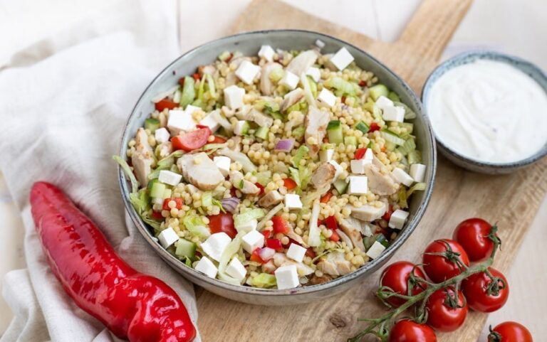 Parelcouscous salade kip