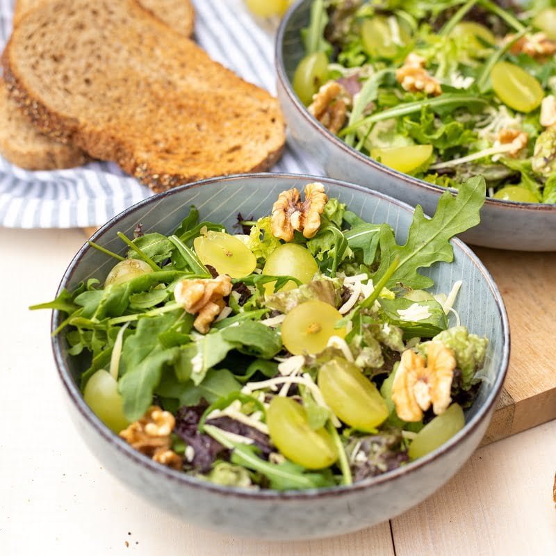 Salade met druiven