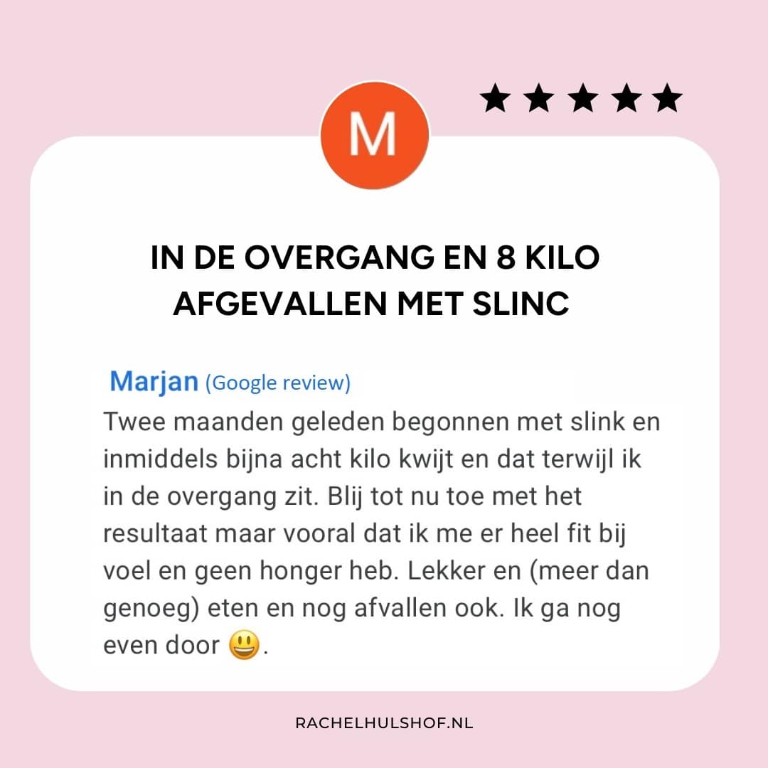 Afvallen en de overgang